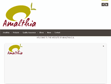 Tablet Screenshot of amalthia.com.gr